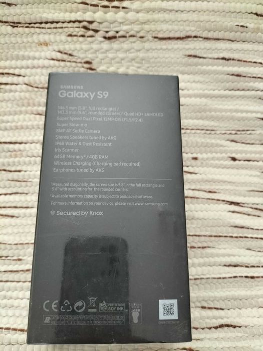 Samsung Galaxy S9 Duos 64GB Lilac Purple - Novo Selado / OVP