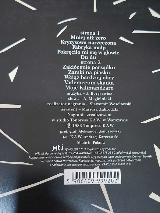 Winyl Lady Pank 2017r Mniej niż zero Kryzysowa narzeczona Rock