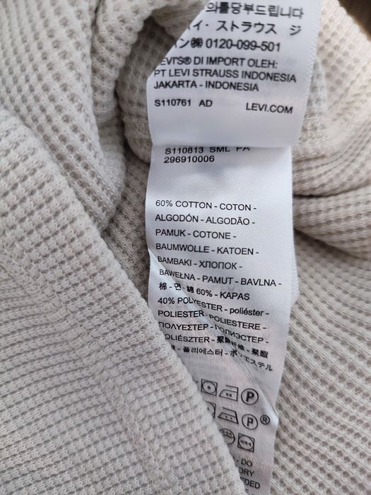 Чоловічий лонгслів Levi's розмір L,світлий реглан,брендовий лонгслів