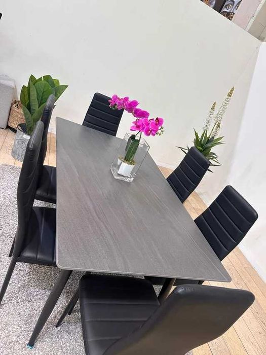 Mesa de jantar barata com 6 cadeiras - entrega gratuita