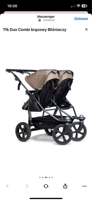 Tfk Duo Combi brązowy Bliźniaczy
