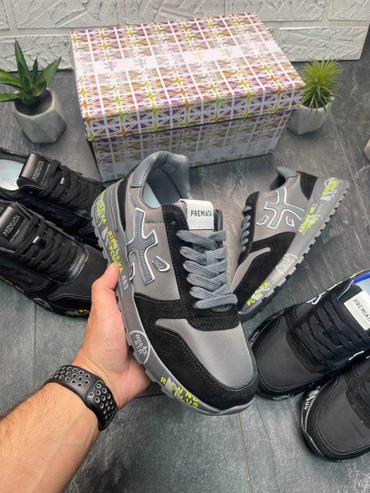 ЗНИЖКА! 42 (26,5см)  PREMIATA Sneaker кросівки преміата премиата кросс