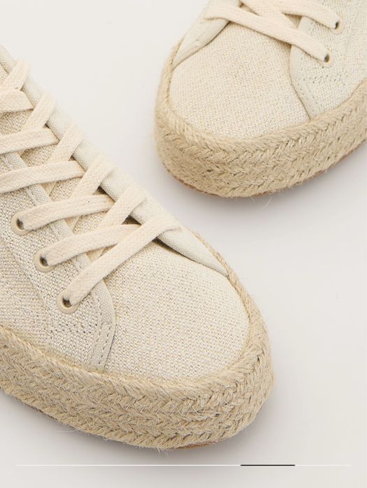 Кеди мокасини Reserved з плетеною підошвою, літні