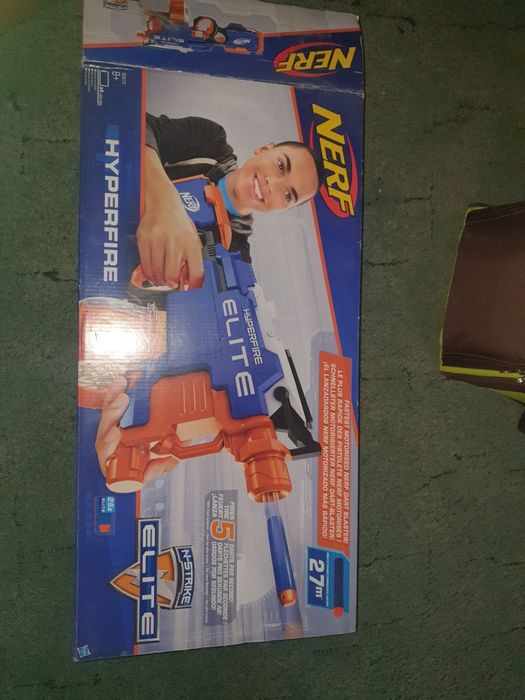Бластер Хайперфайр Hasbro Nerf N-Strike Elite HyperFire Blaster