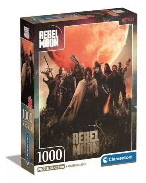 Clementoni Puzzle 1000El Compact Netflix Rebel Moon 39865. Nowy Produkt