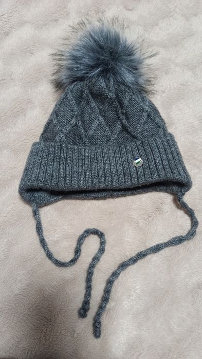 Шапка зимова шапка з бомбоном шапка для хлопчика