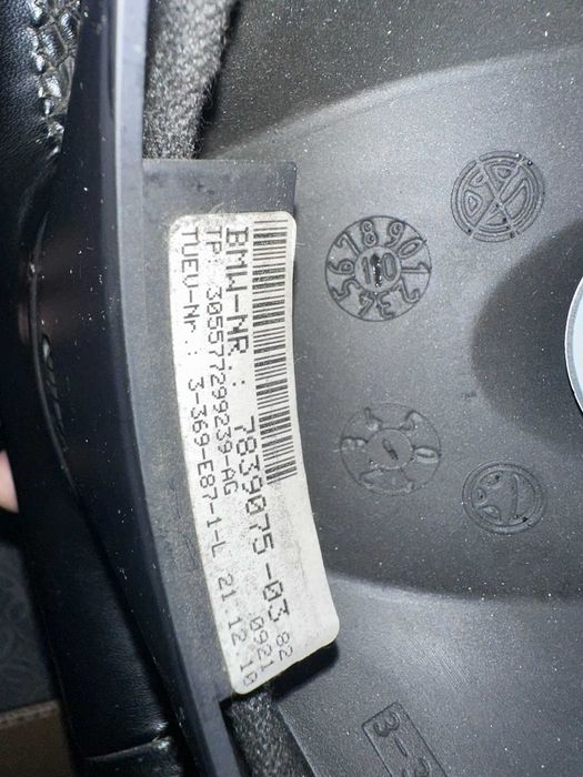 Volante + Airbag Pack M E81/E82/E87/E88/E90/E91/E92/E93