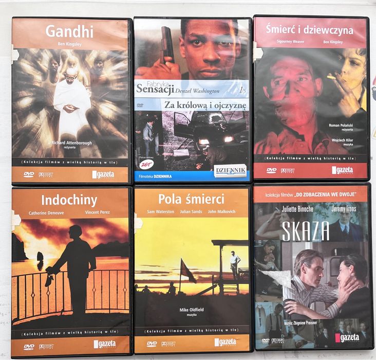 Filmy na DVD: Gandhi, Indochiny, Skaza…