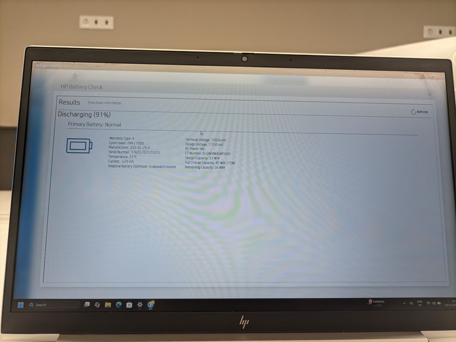 HP EliteBook 840 G8 | i7 (11ª G) 16GB/512GB SSD | OPORTUNIDADE