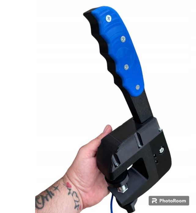 Hamulec ręczny PC USB Hydrołapa SimRacing analogowy halla Handbrake