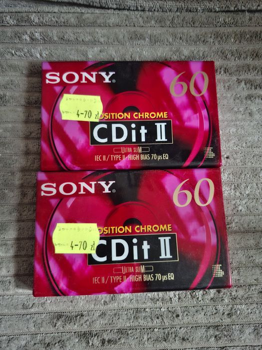 2x kaseta magnetofonowa Sony CDitII 60