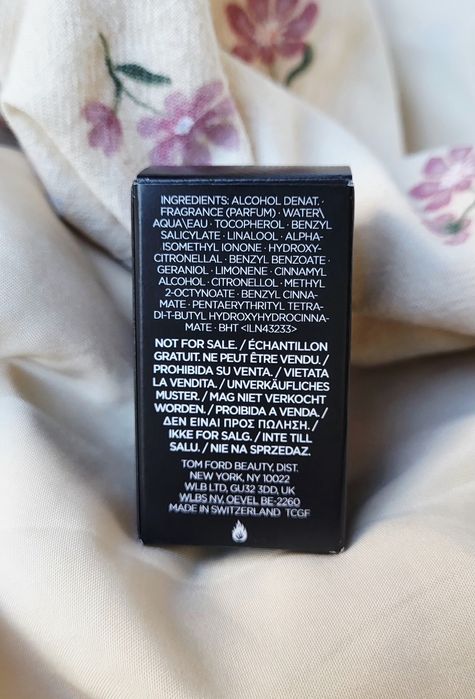 Woda perfumowana perfumy  Tom Ford Ombre Leather miniaturka miniatura