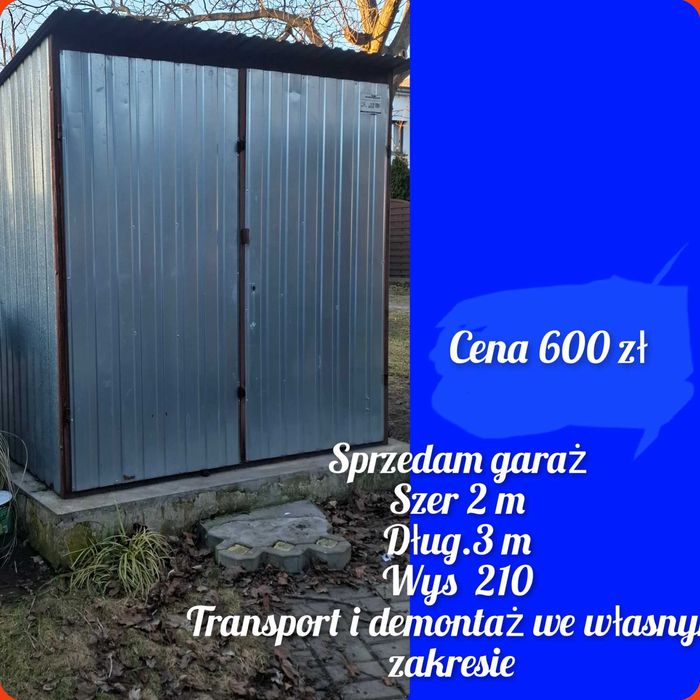 Garaż na narzędzia
