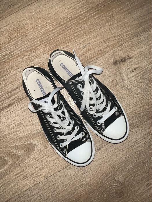 Converse кеди чорні жіночі 37,5