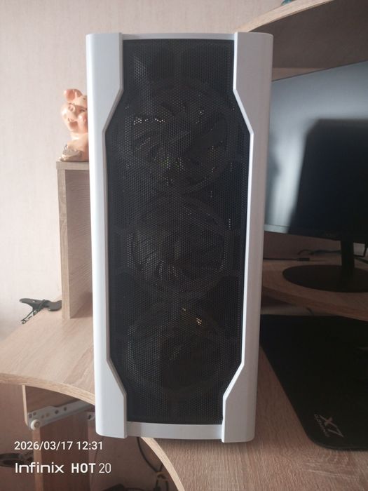 Ігровий комп'ютер+ монітор, AMD Ryzen 5 5600 g  /  RTX 4060  8GB