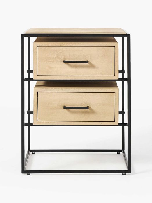 Szafka nocna z drewna mangowego Lyle (Westwing)