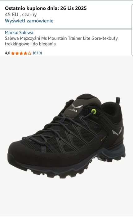 Buty trekkingowe Salewa Mountain Trainer Lite GTX (Gore-Tex) rozm. 45 – jak nowe