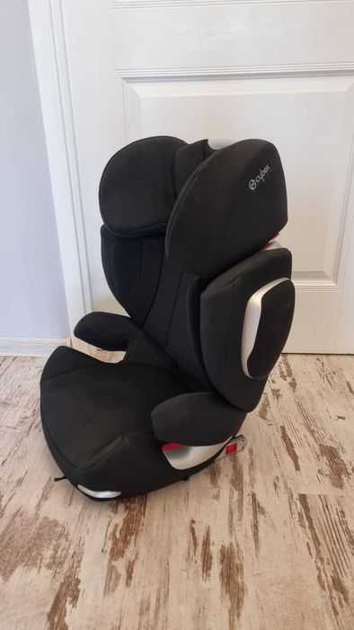 Cybex Platinum Solution Q3-Fix ISOFIX – czarny, stan wzorowy, 15-36 kg