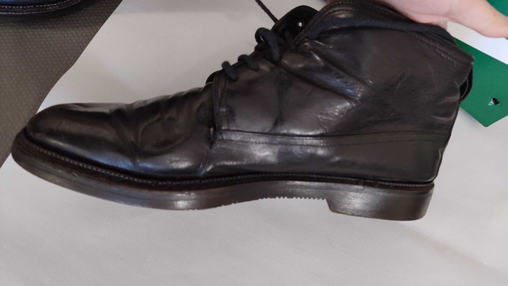 Сапоги чоловічі Італія Torresi з натуральної шкіри на овчині