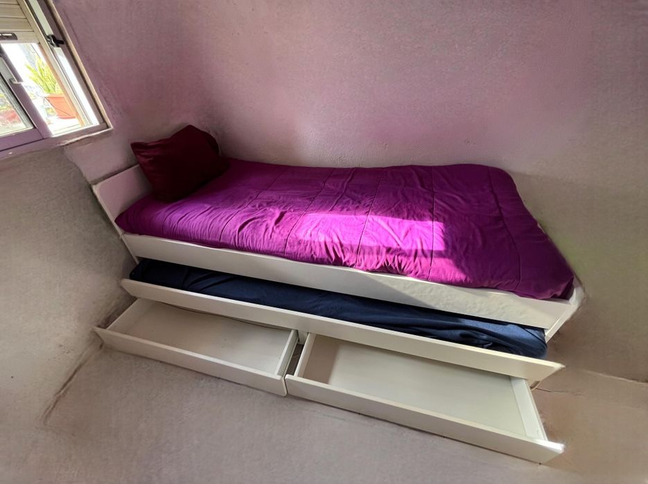 Cama de solteiro slakt ikea