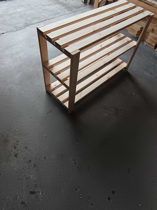 Solidna ławka na taras balkon półka drewniana kurier producent