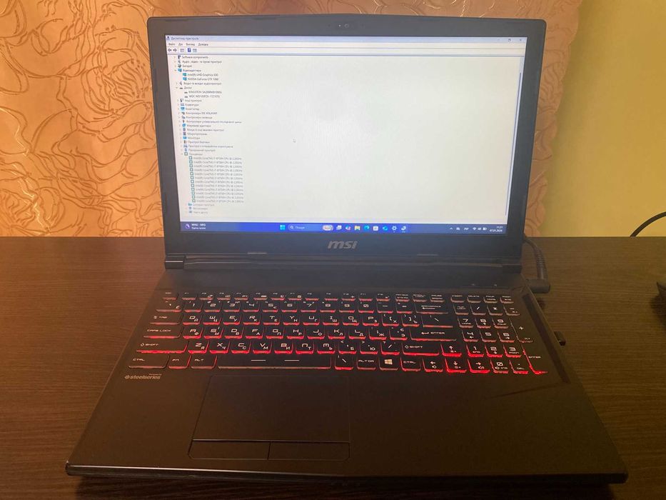 Продам ноутбук MSI GP63 Leopard 8RE