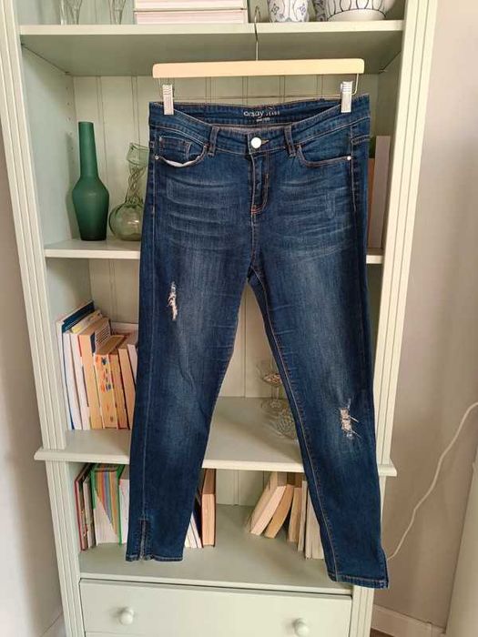 Jeansy Orsay r. M / L z zameczkami na dole