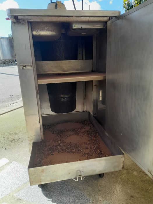 Carro de Castanhas em Inox