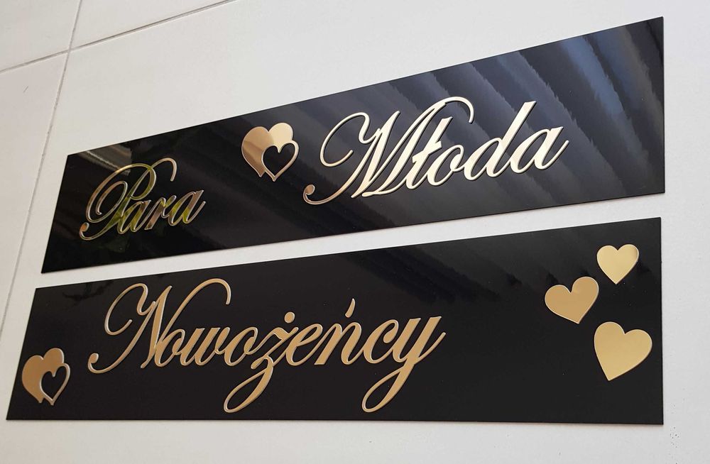 Rejestracja, dekoracja auta ślubnego