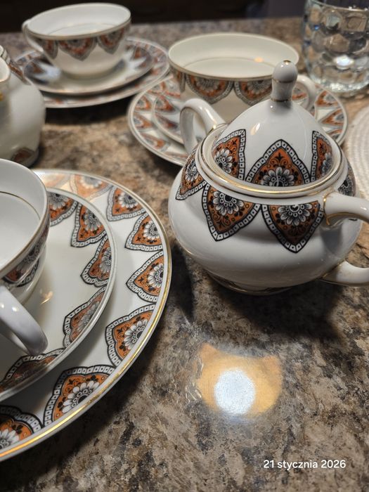 Zestaw  śliczny kawa cherbata