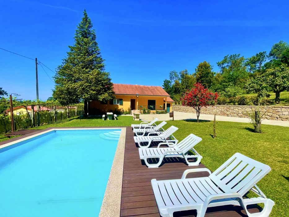 Casa da portela com piscina privada