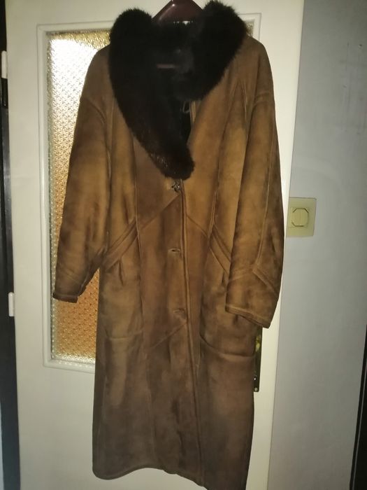 Kożuch damski duży