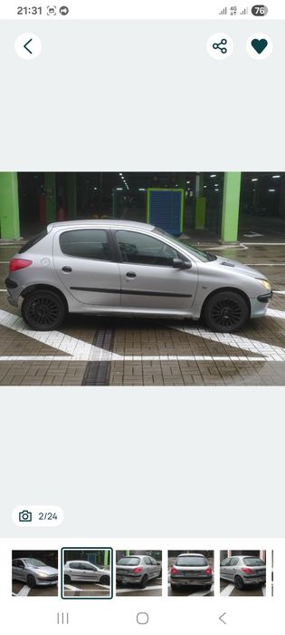 Продаж або обмін пижо 206. 2001 року.