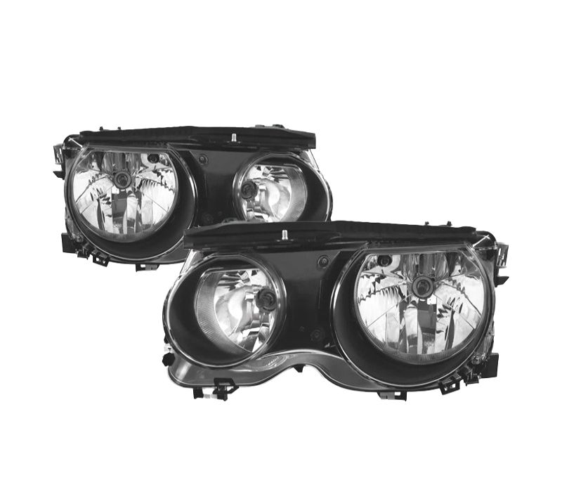 FARÓIS OPTICAS BMW SERIE 3 E46 COMPACT 01-05