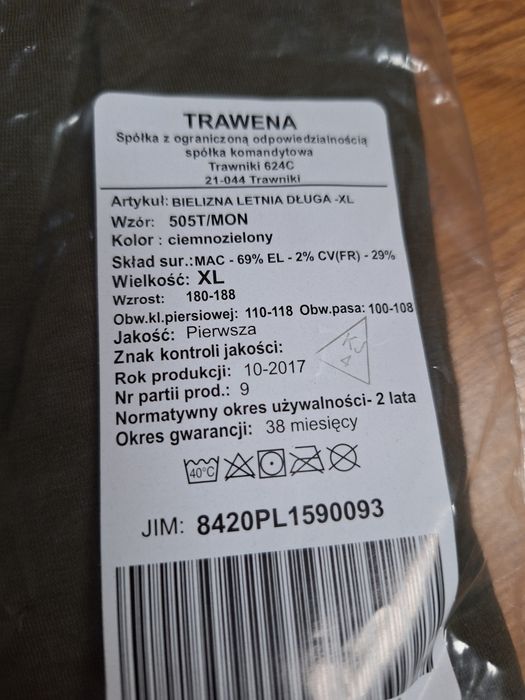 Komplet bielizny letniej