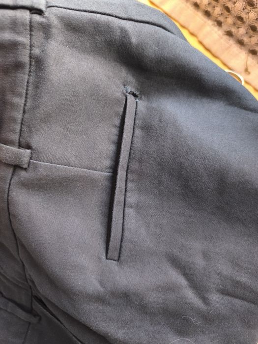 Классические темно синие брюки Mango Suit (размер EUR 36 / S М)