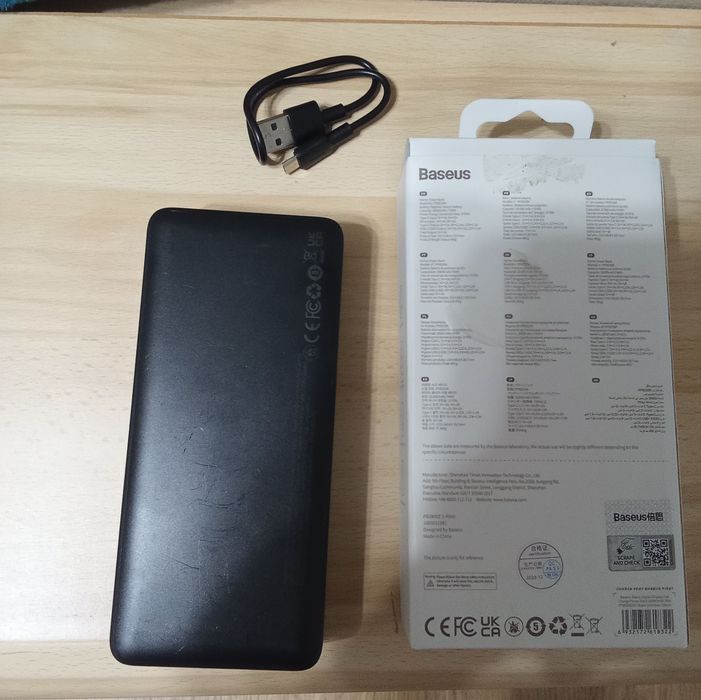 Powerbank Baseus Bipow 20000 mAh 20W – jak nowy