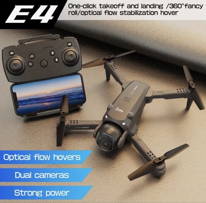 DRONE E4 4K ( COMPLETO )