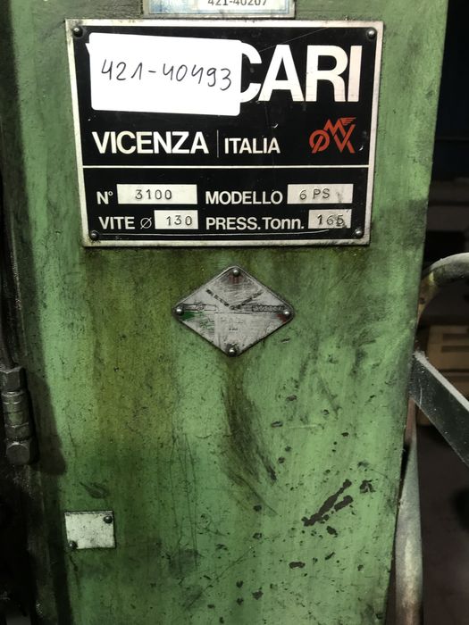 Prasa śrubowa do kucia Vaccari 165 Ton