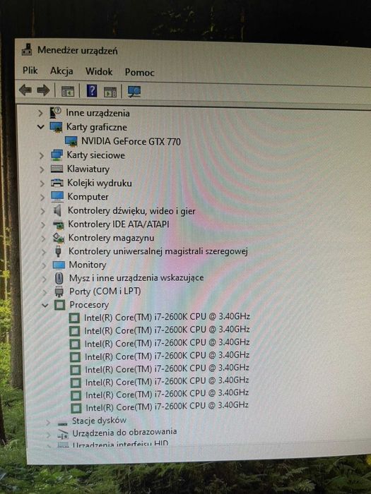 Komputer gamingowy Intel i7, nvidia GTX