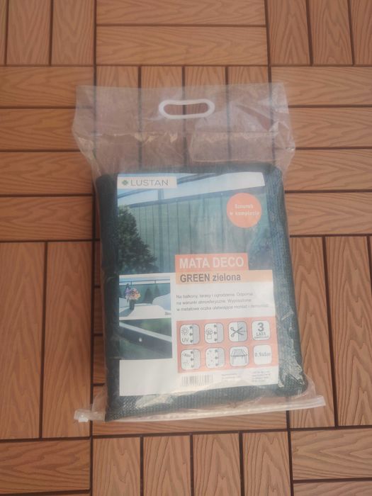 Osłona, mata, parawan na balkon lub taras 90x500