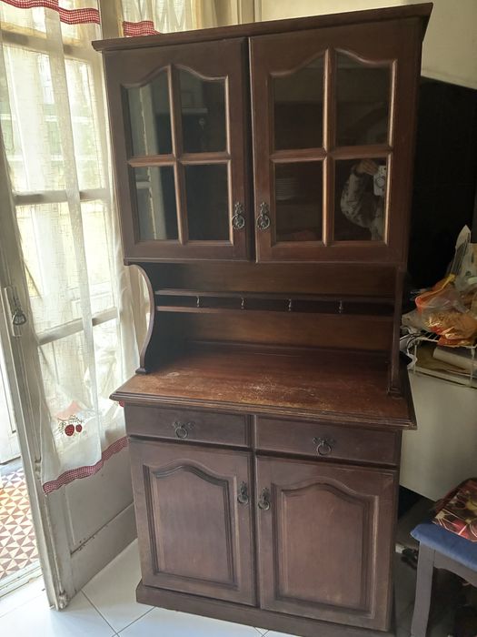 Movel Cristaleira Madeira