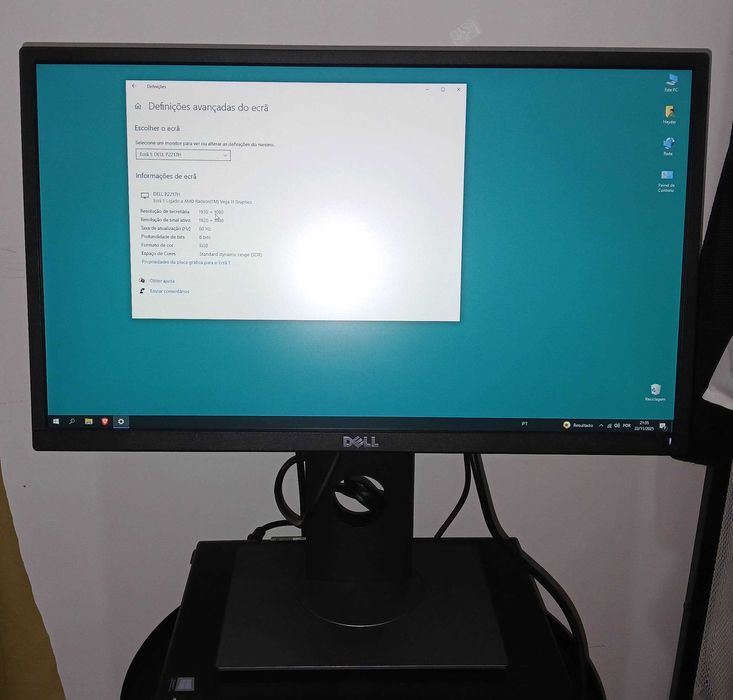 Monitor Dell P2217H Preto