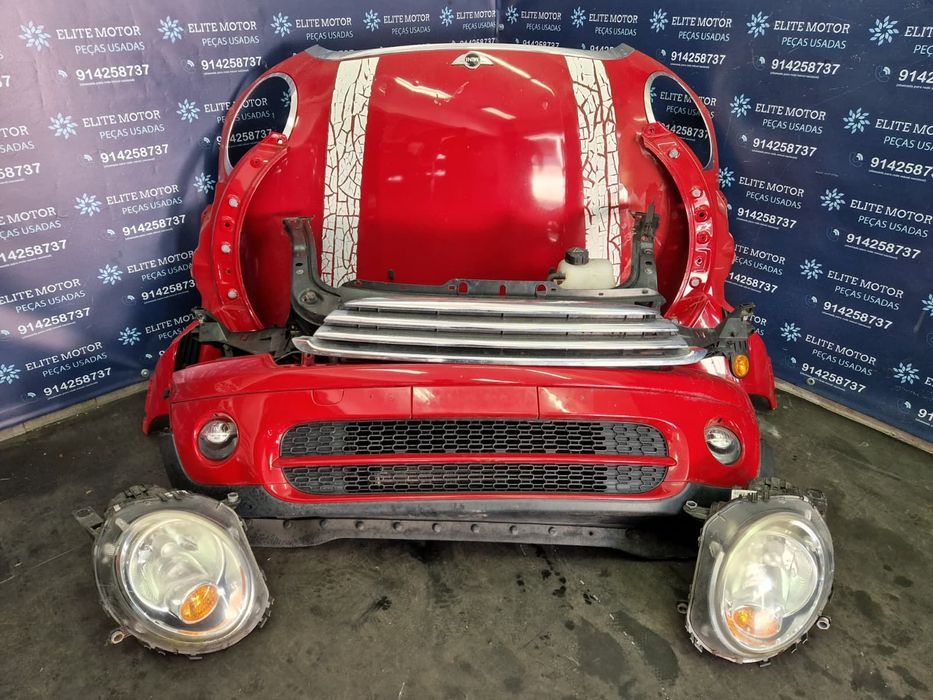 Frente completa usada MINI ONE D R56 capot parachoques oticas