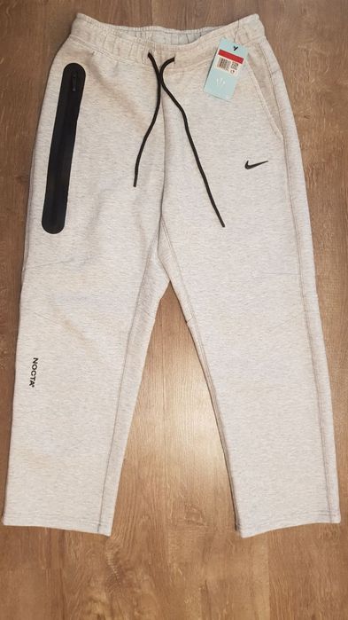 Штани Nike Tech Fleece x Nocta Pants Сірі теч флис штани найк