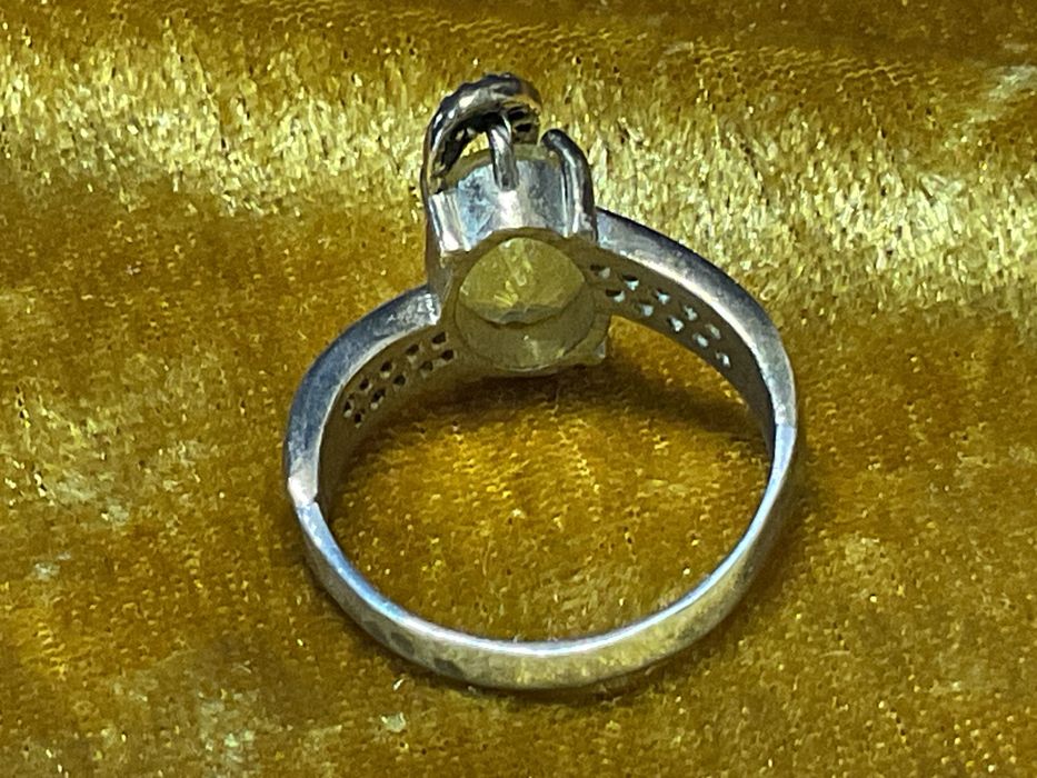 Anel senhora prata 925 m