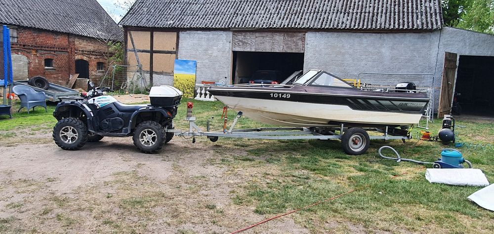Łódka Łódz z silnikiem 60KM z trimem do negocjaci