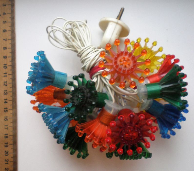 Электрогирлянда Снежинки, СССР