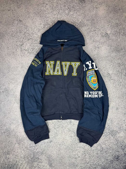 Зип худи Grailz project G/R "NAVY" зіп худі | S M L XL