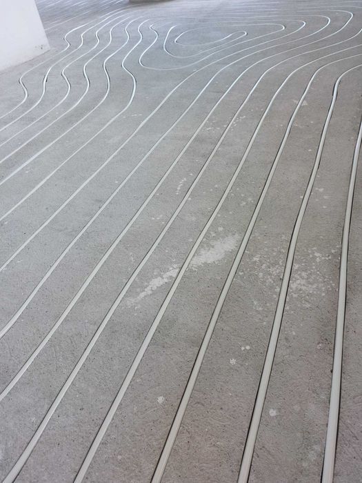 Frezowanie wylewek pod ogrzewanie podłogowe bezpyłowe bruzdowanie